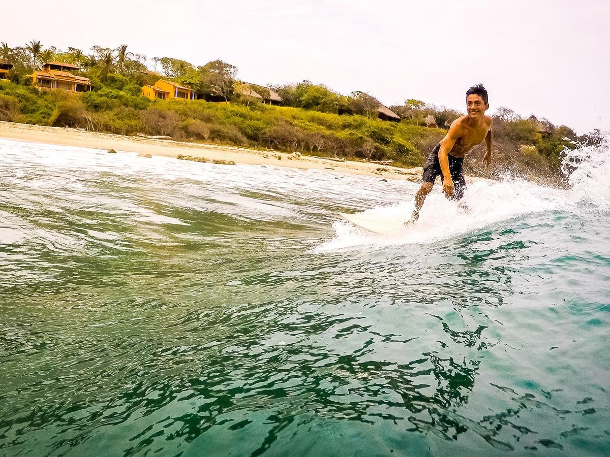 Hostel Experiencia Surf Camp Brisas de Zicatela Exterior foto